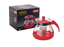 MALLONY DECOTTO-1500 (910107) Заварочный чайник MALLONY DECOTTO-1500, объем: 1,5 л, с пластик ручкой, фильтр из нерж стали (910107)