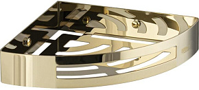 BRIMIX 5657-G Полочка литая, угловая, одинарная, из нержавеющей стали, цвет ЗОЛОТО