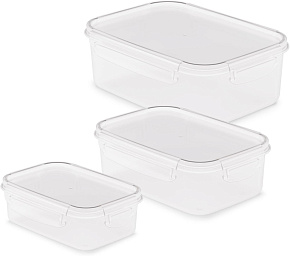 АЛЬТЕРНАТИВА М8503 для СВЧ "Прайм" прямоугольных (3 предмета)(на защелках) (Стандарт качество)