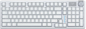 AULA S98 White Клавиатура