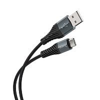 HOCO (6931474710567) X38 USB (m) - Type-C (m) 1.0m - черный Дата-кабель Type-C HOCO (6931474710567) X38 USB (m) - Type-C (m) 1.0m - черный