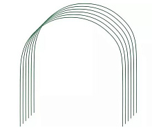 GRINDA 422311-85-90 Дуги для парника проволочные 2,2м, 6шт Дуги