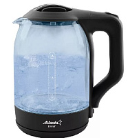 ATLANTA ATH-2466 black (1,7л. стекло) Чайник