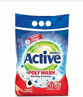 ACTIVE Стиральный порошок автомат Poly Wash , 1.5 кг (511701037) Стиральный порошок автомат ACTIVE Стиральный порошок автомат Poly Wash , 1.5 кг (5117