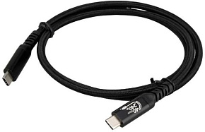 ELTRONIC Кабель Type-C to Type-C 1.0м ( 1-57) 240W нейлоновая оплетка (черный) в пакете