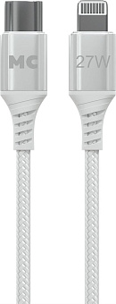 MORE CHOICE (4620202554154) K69ia USB 3.0A PD 27W для Lightning ng 8-pin Type-C - 1м , белый Кабель