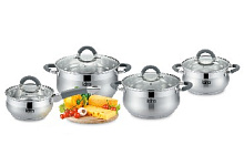 LARA LR02-93 Bell набор посуды 8пр. ПОДАРОК LARA LR04-36 500мл Посуда LARA LR02-93 Bell набор посуды 8пр. ПОДАРОК LARA LR04-36 500мл