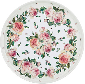 AGNESS 898-010 Винтаж, Пионы 33см Поднос