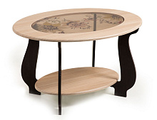 БИТЕЛ СЖ-25 (ДУБ/ВЕНГЕ, Р-1) Журнальный стол