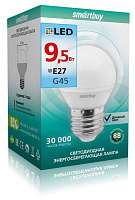 SMARTBUY (SBL-G45-9_5-40K-E27) 9.5W/4000/E27 Лампа светодиодная