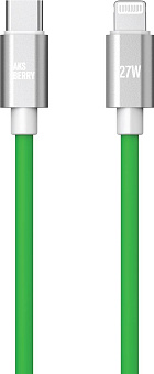 AKSBERRY (6900327630017) X165 Liquid silicone Type-C -Lightning, зеленый