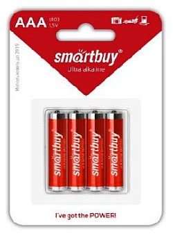 SMARTBUY (SBBA-3A04B) LR03-4BL Элементы питания