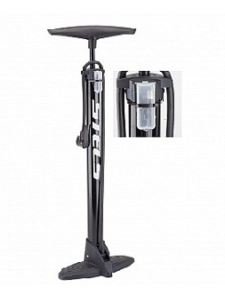 STELS Насос ZF-038A ножной стационарный, стальной, черный 320096 LU088682 Аксессуары для вело-техники