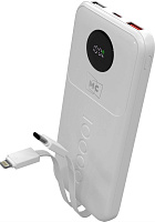MORE CHOICE (4620202552808) PB35-10 10000mAh 2USB+1Type-C 3.0A 22.5W+PD20W+QC3.0, белый Powe Bank