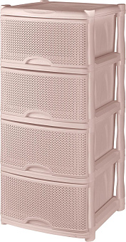 KEEPLEX KL378412005 Ajur четырехсекционный 50х41,5х55,5см бежевый топаз Комод