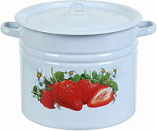 СИБИРСКИЕ ТОВАРЫ С1626.з,С1626.П,С1626.СГ эмал 14,0л цил с рис Кастрюля