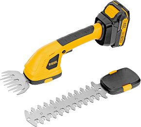 DENZEL Ножницы-кусторез аккумуляторные GS-20, Li-Ion, 20 В //