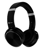 HARPER HB-217 черный Наушники беспроводные HARPER HB-217 BLACK (BLUETOOTH, с микрофоном, MICROSD, MP3-плеер)
