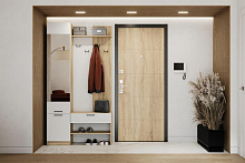 МЕБЕЛЬ-КОМПЛЕКС Прихожая Торонто исп.4 Дуб сонома/ Белый (3 кор.) Прихожая МЕБЕЛЬ-КОМПЛЕКС Прихожая Торонто исп.4 Дуб сонома/ Белый (3 кор.)