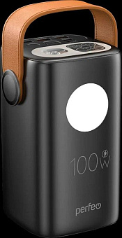 PERFEO (PF_E2268) MOON 100W 60000 mAh/LED дисплей, черный Повербанк