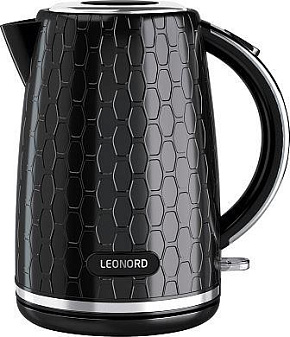 LEONORD LE-1523 black (1,7л. металл/пластик) 107961 Чайник электрический