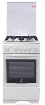 DE LUXE 506040.03Г (916802) бел. Плита газовая
