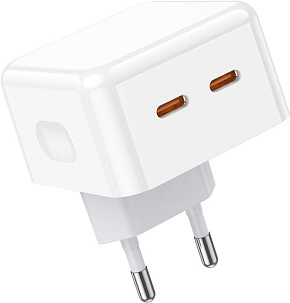 BOROFONE (6941991101113) BA76A 2Type-C 3.0A PD 35W , White СЗУ