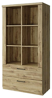 АНРЭКС DOORSET Шкаф открытый 2S6N. Цвет ДУБ НАВАРРА (2 уп.) Модульная мебель