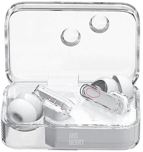AKSBERRY (6972969386836) B21 Crystal TWS, белый Наушники