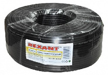 REXANT (01-5109) ШТЛП-4 ССА черный 4 жилы 100м Телефонный кабель