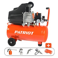 PATRIOT 525306366 EURO 24 240K Компрессор поршневой масляный Компрессор PATRIOT 525306366 EURO 24 240K Компрессор поршневой масляный