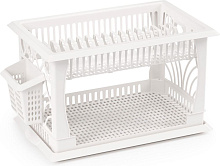 АЛЬТЕРНАТИВА М8709 Мечта хозяйки №1 белый Сушилка для посуды
