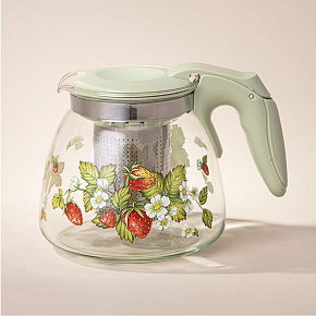 AGNESS 885-108 ЗЕМЛЯНИКА 900мл Чайник заварочный AGNESS 885-108 ЗЕМЛЯНИКА 900мл