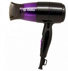 DELTA DL-0907 purple\black Фен