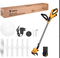 DEKO DKTR12V, 2*2.0Ач 063-4238-2 (1 коробка) Триммер садовый аккумуляторный