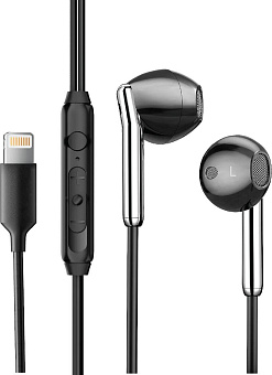 AKSBERRY (6900328320016) Y3 с микрофоном Lightning, черный