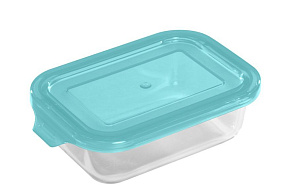 MALLONY Контейнер LIMPIDO,1000 мл из жаропрочного стекла с крышкой из пластм,прямоуг,темп режим -40 до +300С (005481) Контейнер