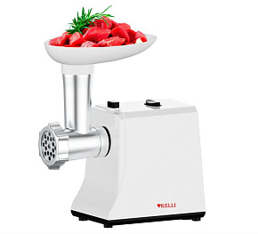 KELLI KL-5008 белый Мясорубка