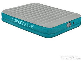 BESTWAY Матрас надувной Queen с двойным аккумуляторным насосом 203*152*36 см 69078 Матрас надувной