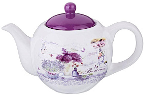 AGNESS 358-1100 ЛАВАНДОВАЯ ВЕСНА 900мл Чайник заварочный AGNESS 358-1100 ЛАВАНДОВАЯ ВЕСНА 900мл