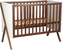 POLINI Кровать детская kids Porto 1300 белый-дуб крафт (1 кор.) Мебель для новорожденных