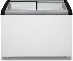 БИРЮСА CF32 320л (ларь, гнутое стекло) белый Морозильный ларь