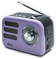 RITMIX RPR-033 LAVENDER Радиоприемник RITMIX RPR-033 LAVENDER