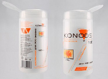 KONOOS (05561) KBF-100 Салфетки для ЖК-экранов в банке, 100 шт. (12) чистящая салфетка