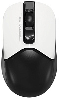 A4TECH Мышь Fstyler FG12S Panda белый/черный оптическая 1200dpi silent беспров. USB 3but
