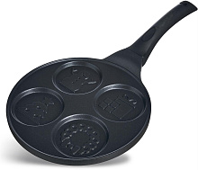 AGNESS 932-033 ЗИМНЯЯ ЗАБАВА для оладий с а/приг.покрытием 21,5см Сковорода