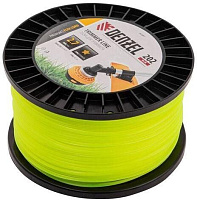 DENZEL Леска для садовых триммеров 96287, 2.7мм, 202м Леска