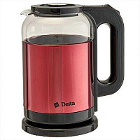 DELTA DL-1115 red (1,8л. металл/стекло)