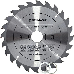 BELMASH Диск пильный 190?1,6/1,4?30/25,4/22,2 24Т Диск пильный