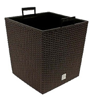 PROSPERPLAST Кашпо RATO LOW DRTS400L-440U венге 2пр 37 и 64л Кашпо